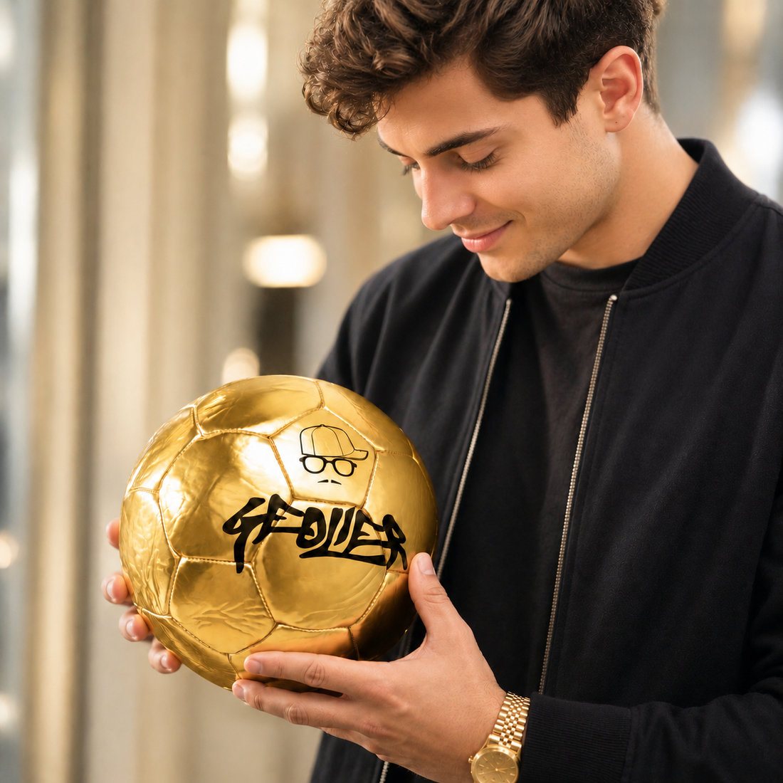 Pallone Geolier in edizione limitata, disponibilita ridotta